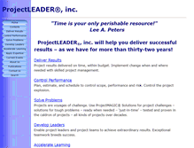 Tablet Screenshot of projectleader.com